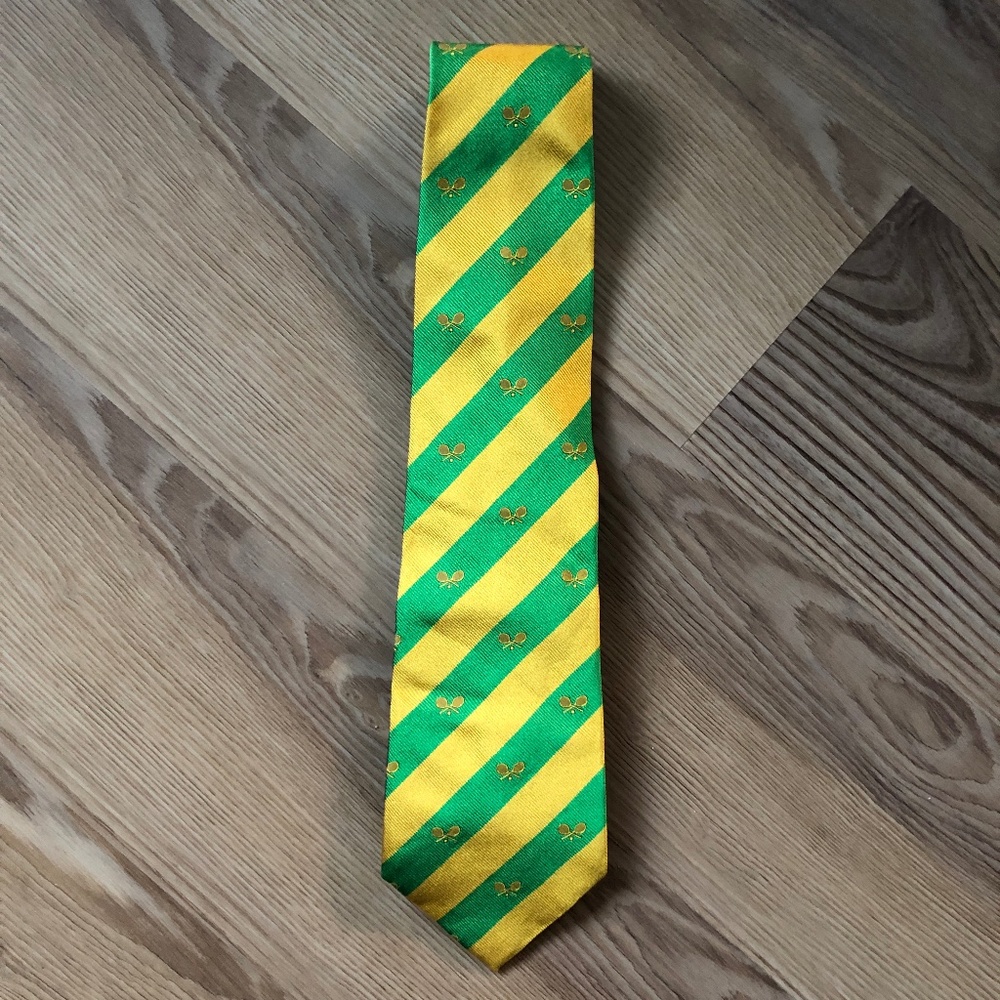 J. Crew Vintage Silk Tie Tennis